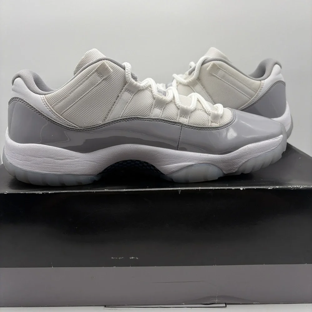 Size 12 - Air Jordan 11 Retro Low Cement Grey (AV2187-140)